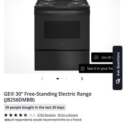 ELECTRIC GE RANGE