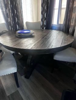 Table and 4 chairs