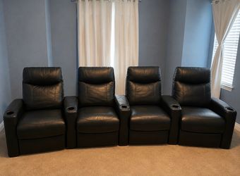 Leather Movie Theater Recliner Chairs