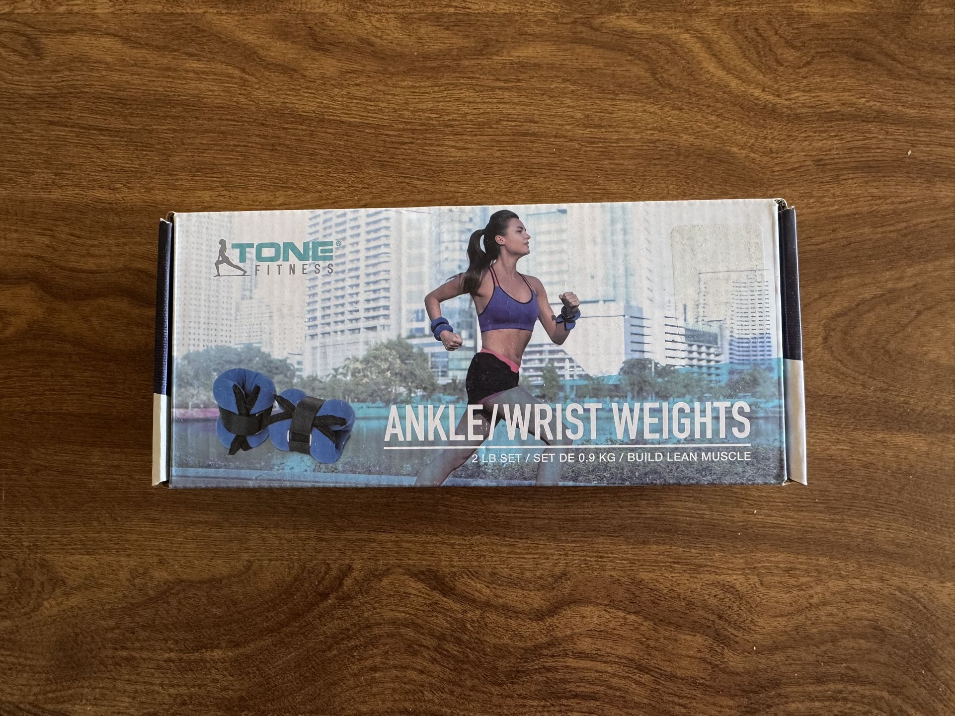 Set Of 2 Tone Fitness 2lb Ankle Wrist Weights for Gym Exercise Equipment Unisex