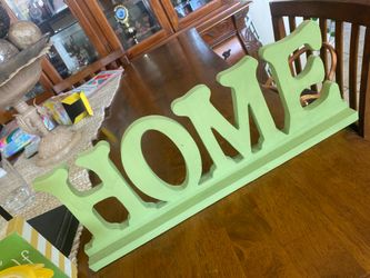 “home” house decor