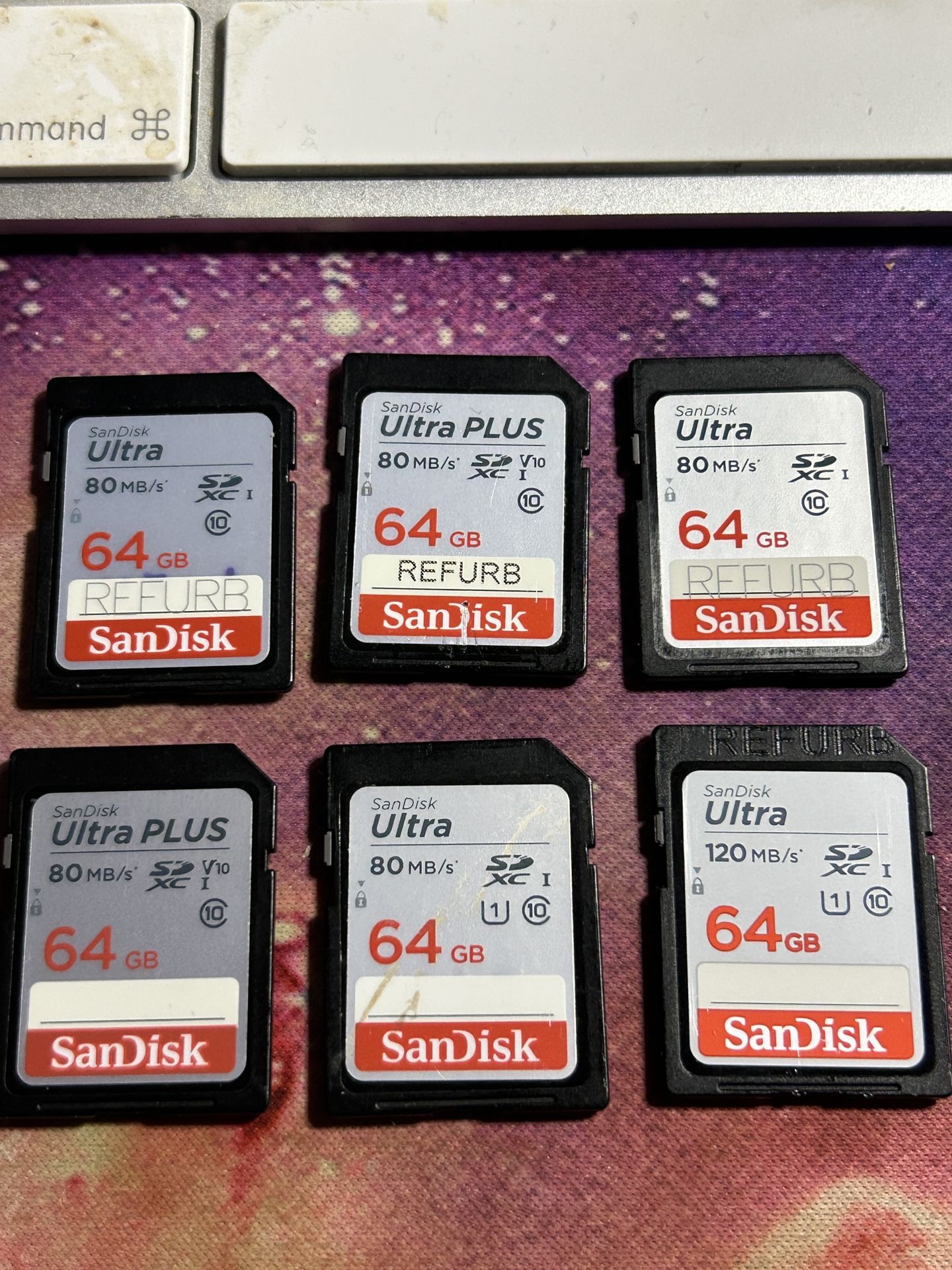 6 SanDisk Ultra 64gb Chip Choose Your Own Amount? Make Offer 👍