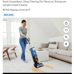 Shark CarpetXpert, Deep Cleaning Dirt Removal, Shampooer, Upright Carpet Cleaner