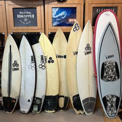  Surfboards At Catch A Wave Surf Shop