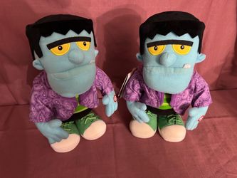 Hallmark pair of animated Frankensteins