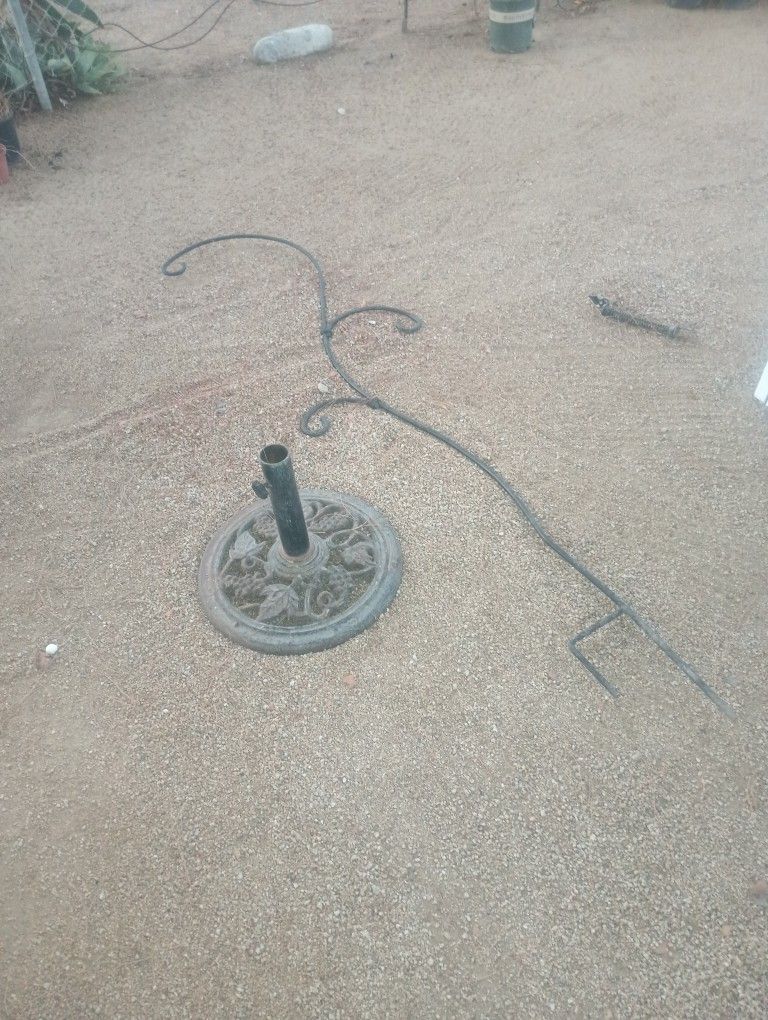 Metal Umbrella Stand And Flower Pot Stand Both