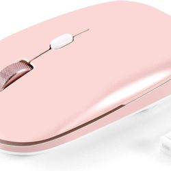 Wireless Mouse, PINKCAT 2.4G Slim Silent Cordless Mouse with USB Receiver,