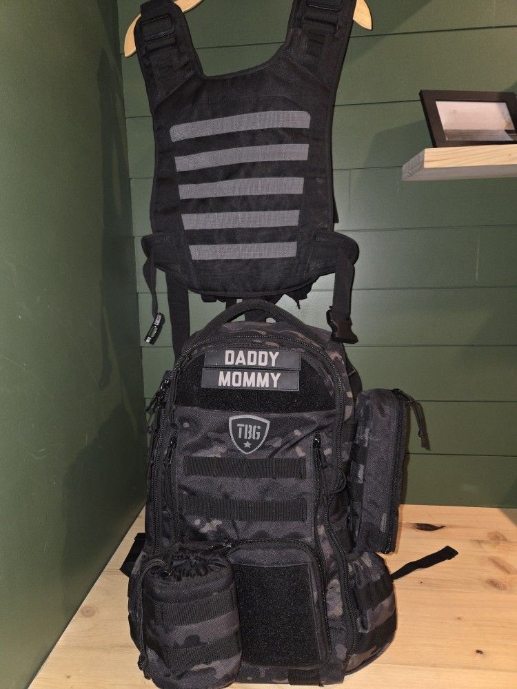 Tactical Baby Gear Bundle-Daypack 3.0 Diaper Bag + Tactical Baby Carrier