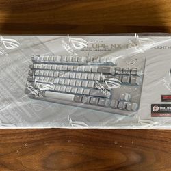 ASUS X806 STRIX SCOPE NX TKL Moonlight White Brown Switch Wired Mechanical RGB G