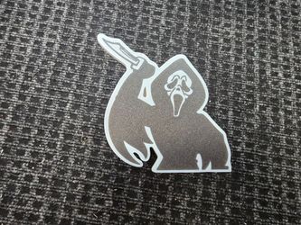 Ghost face Tow receiver hitch cover