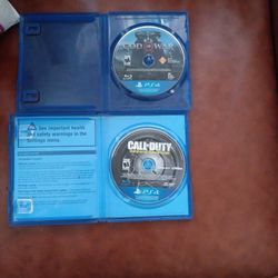PS4 God Of War and Call Of Duty Infinite Warfare