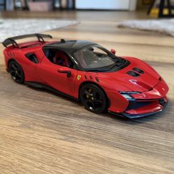 New Bburago 1:18 Scale Ferrari SF90 XX Stradale Sport Diecast Alloy Car