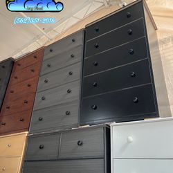 Grey 2 Knob Dresser Chest Cajonera Nueva Bonita 