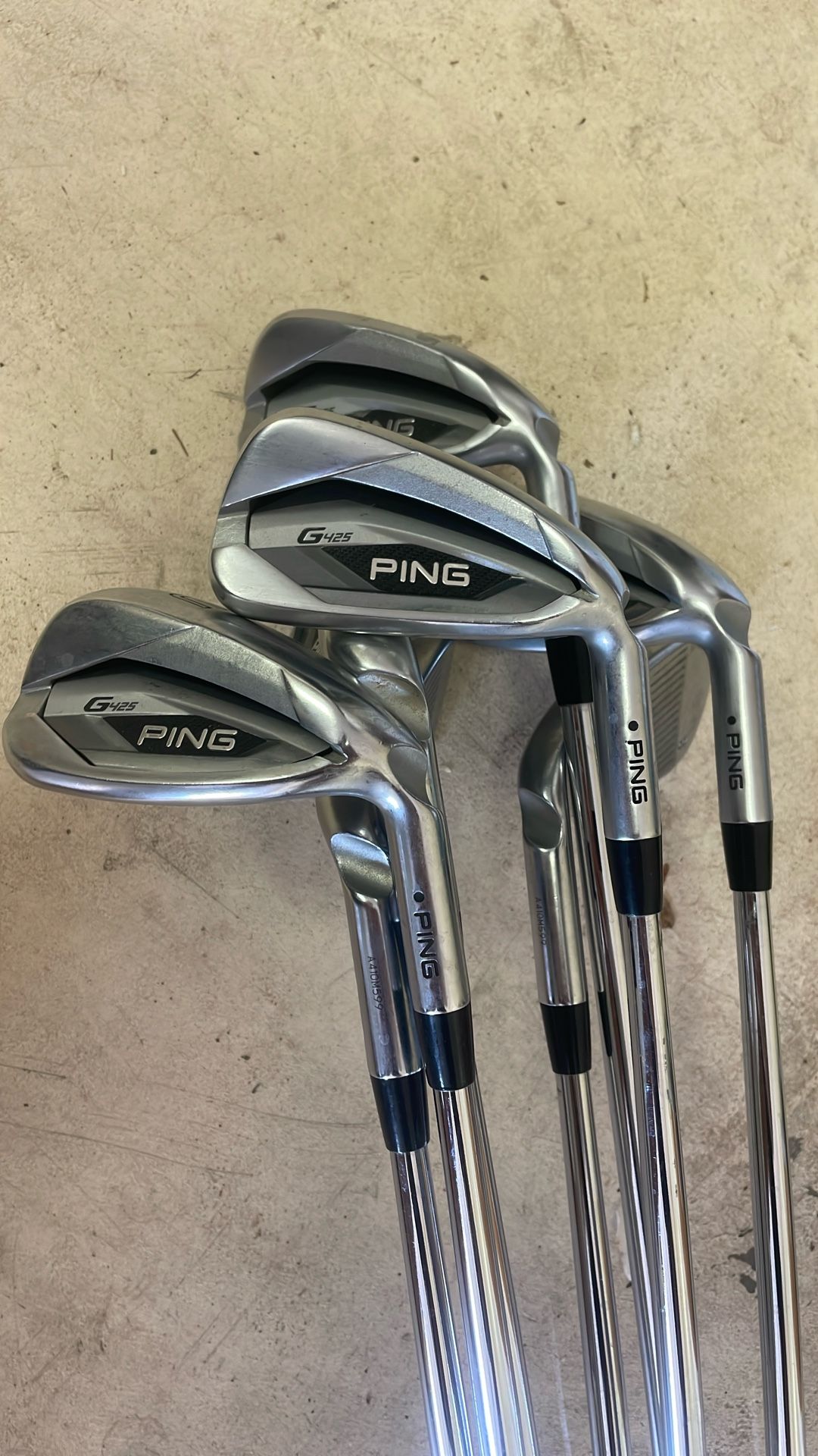 Ping G425 7 Clubs 5- U Wedge . New Grips Golf Set Of Clubs