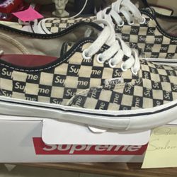 Supreme Vans Authentic Pro