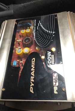 Pyramid 2 channel mosfet amplifier