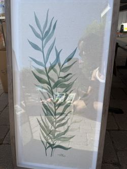 Decorative leaf style painting