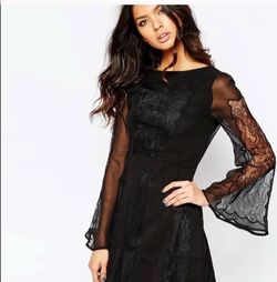 Stone Cold Fox Duboce Dress in Black Lace