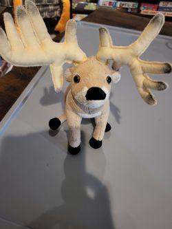 🦌 Wildlife Artists Inc. Whitetail Buck Deer Plush – Movable Oversized Antlers – 2015