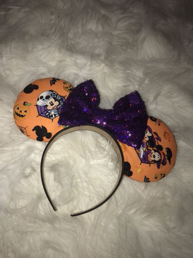 Disney Mickey Minnie Mouse Halloween Ears