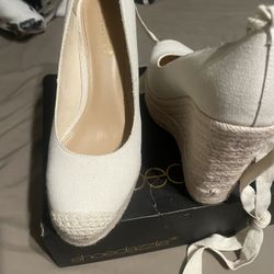 Ballerina Style Wedge Heels 