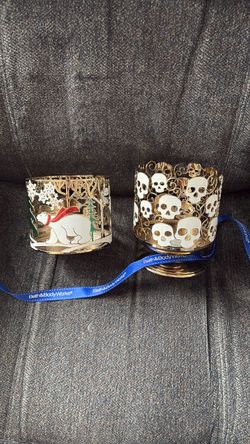 Bath & Bodyworks holiday candle holders $20 EACH