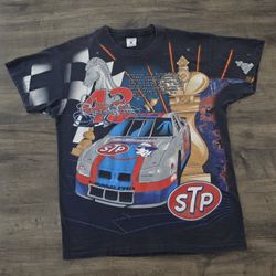 Vintage NASCAR Richard Petty King Graphic T-Shirt Large 