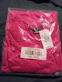 Ashley Stewart Pink Top Size 26/28