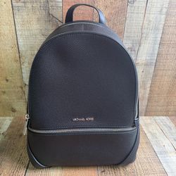 Michael Kors Medium Zip Leather Backpack New Authentic