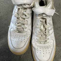Men’s Nike Air Force One hightops leather size 12
