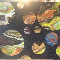 Handmade Planet Canvas Art