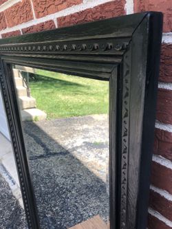 Black antique mirror