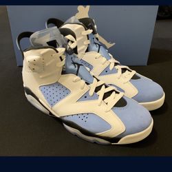 Jordan 6 UNC White Blue size 11 men