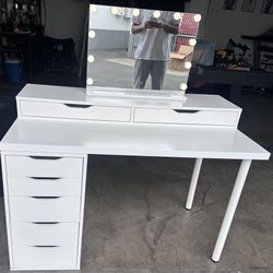 Ikea Vanity And Mirror 