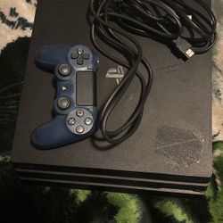 PS4 Pro With Controller 