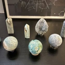 Various Blue Crystals