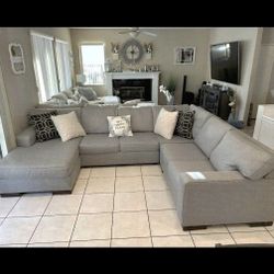 Beautiful Grey Sectional Couch From Ashley Furniture 