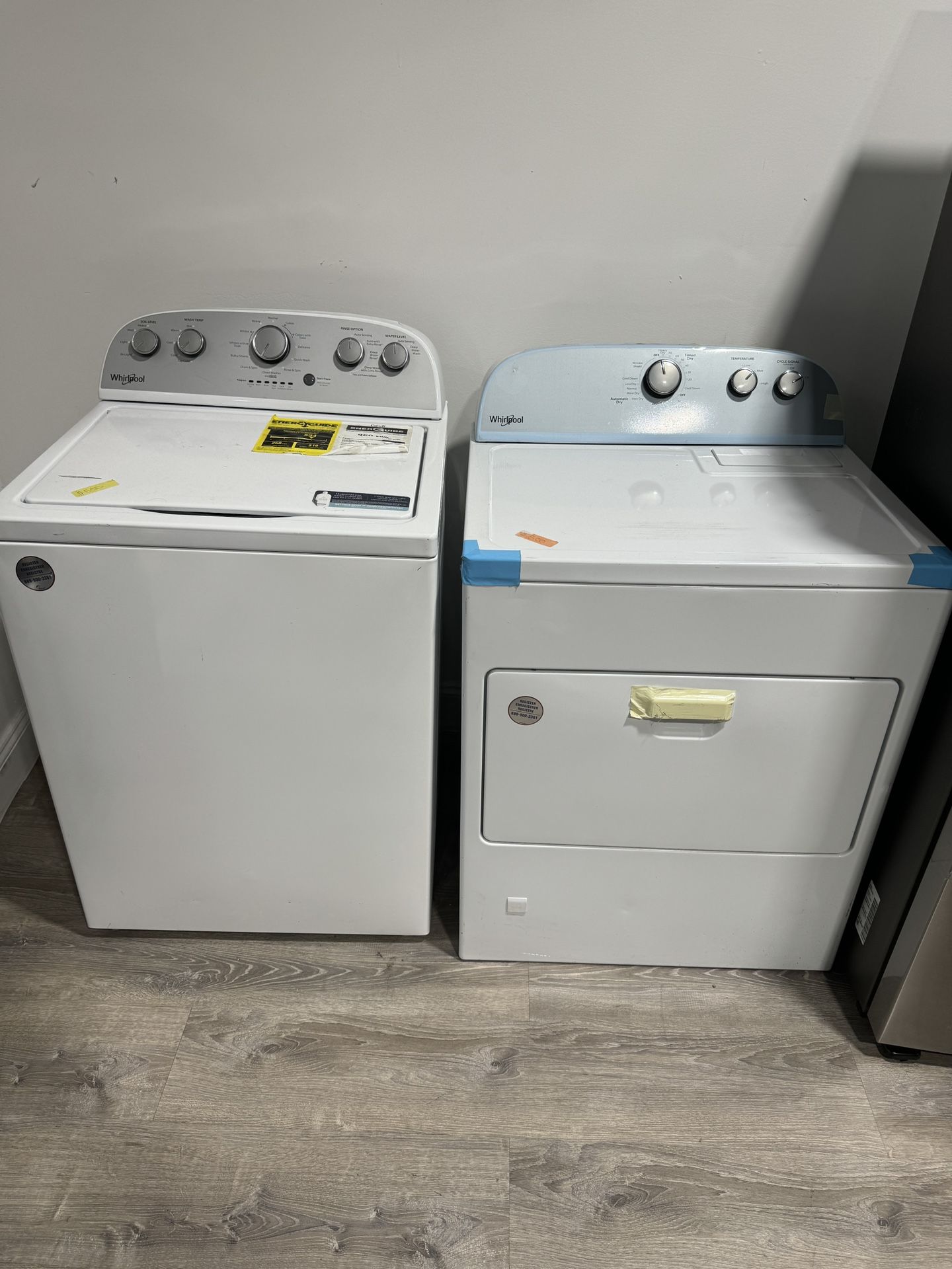 Whirpool Washer & Dryer