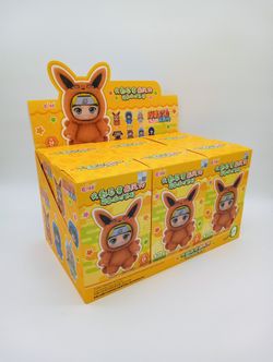 Naruto Plush Keychain Blind Box Figure EAKI x Top Toy Beast Party Mystery Anime