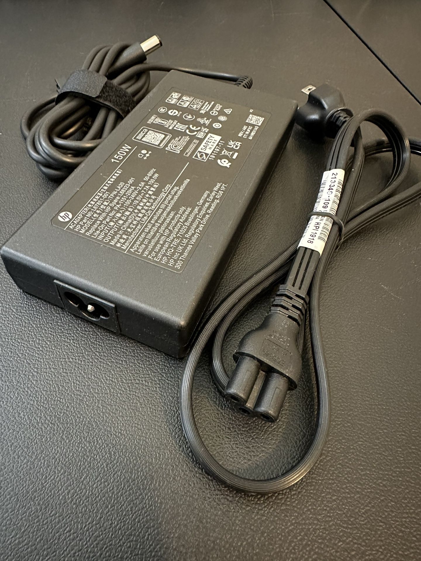 New / Open Box HP 150 W Laptop Charger- Only $13