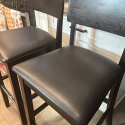 Black Bar Height Stools