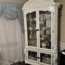 White China Cabinet 