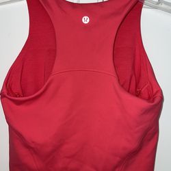 Lululemon XS racerback tank, hot pink