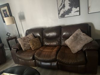 leather couch