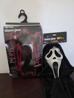 Scream Ghostface mask and costume