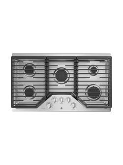 GE Profile - Profile 36 in. Gas Cooktop in Stainless Steel with 5 Burners including Power Boil Burners