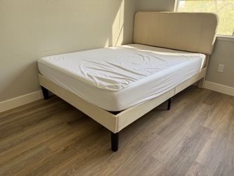 Full Size Bed Frame + Mattress