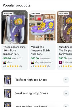 Vans simpsons