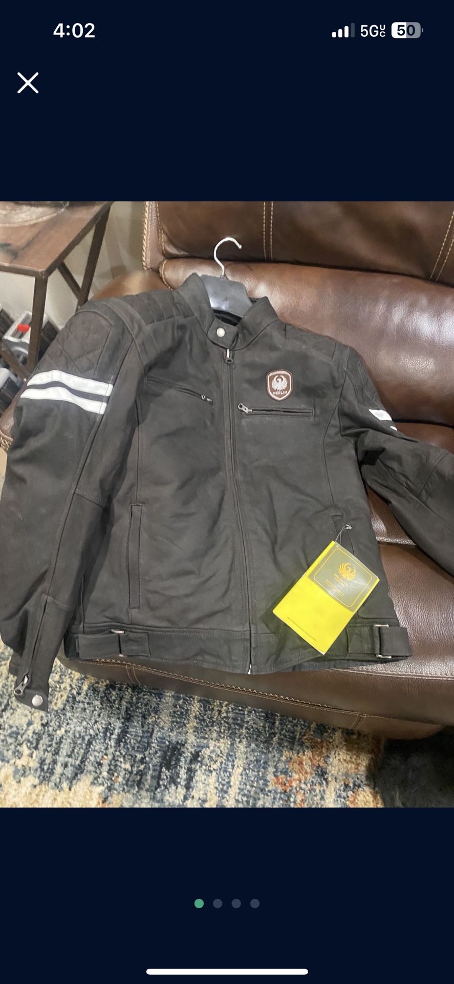 Merlin Hixon Heritage Motorcycle Leather Jacket