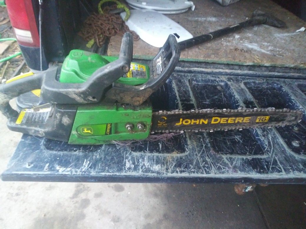 John Deere chainsaw